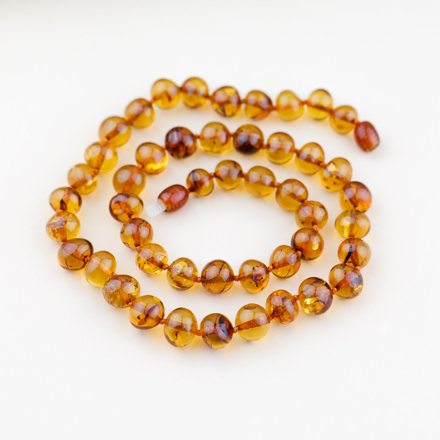 Stunning amber necklace from large baroque beads