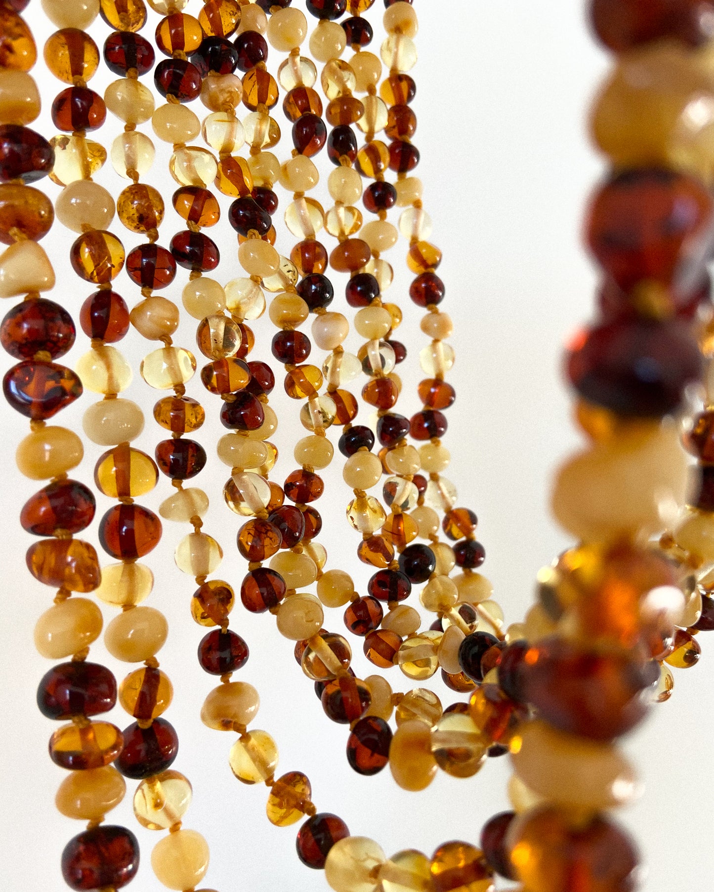 Chic amber necklaces for all family