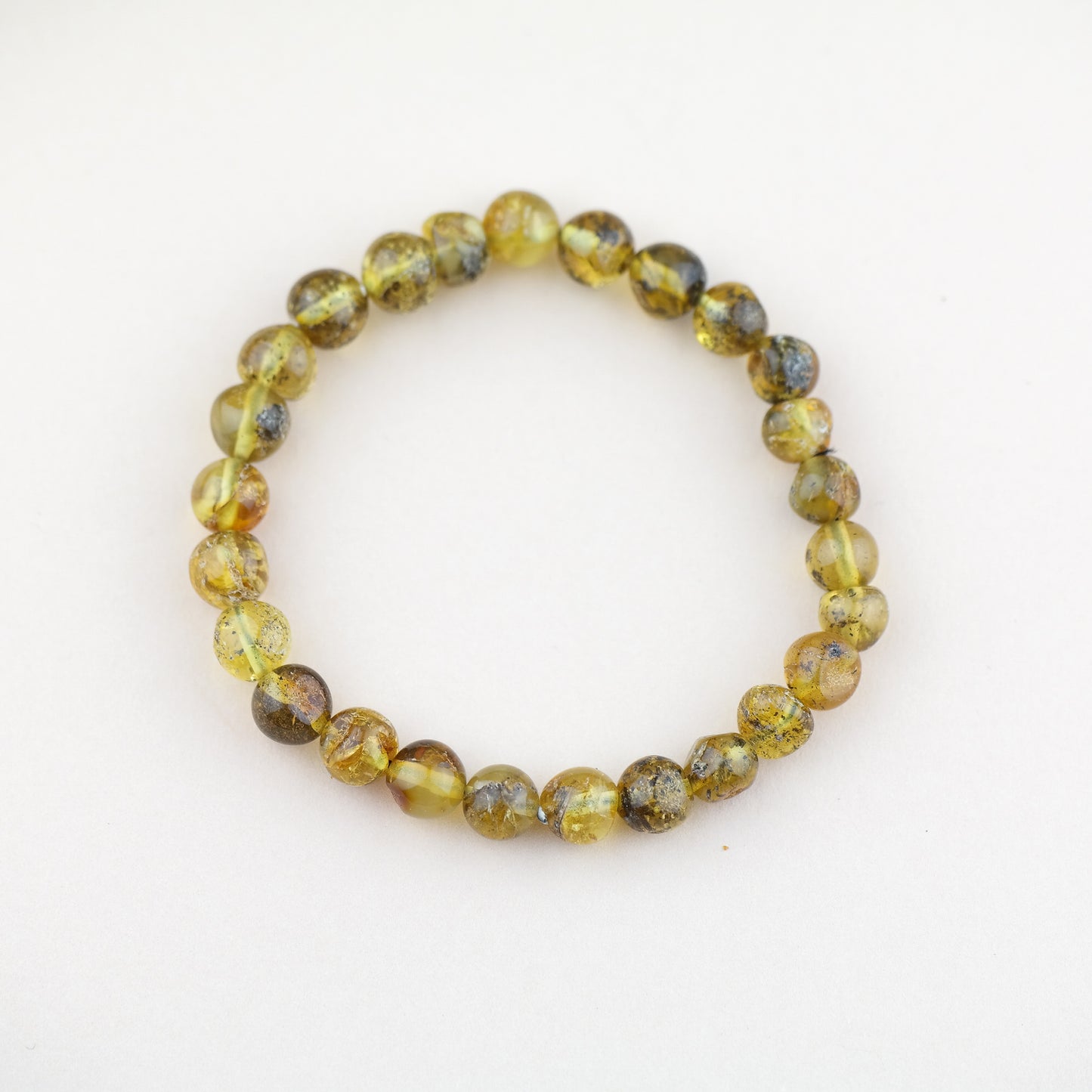Natural green amber bracelets for men and women