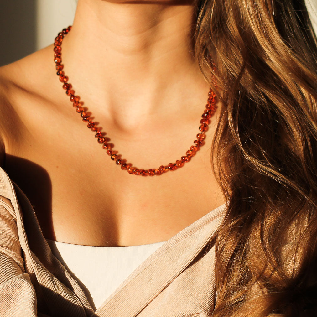 Chic amber necklaces for all family