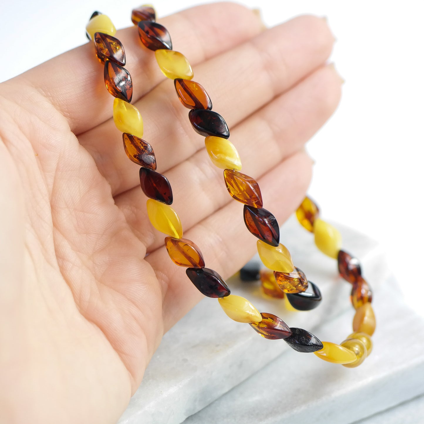 Beautiful amber necklace