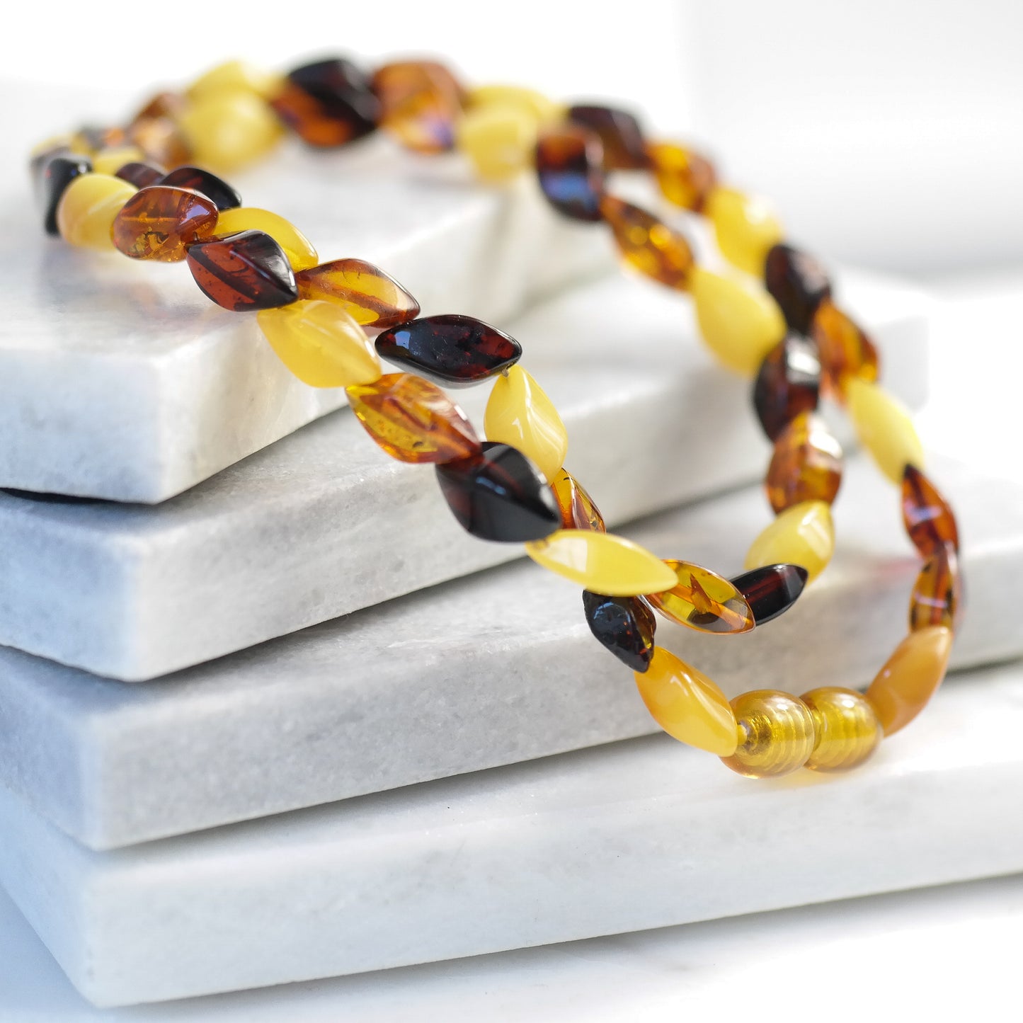 Beautiful amber necklace
