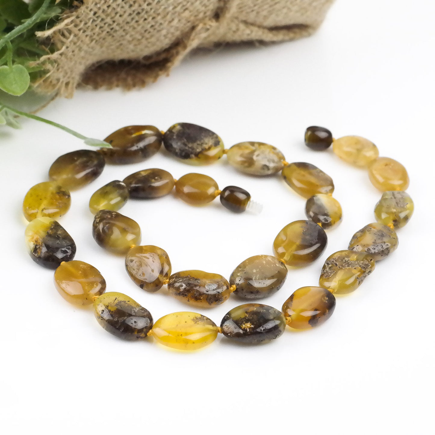 Beautiful handmade necklaces from natural Baltic amber