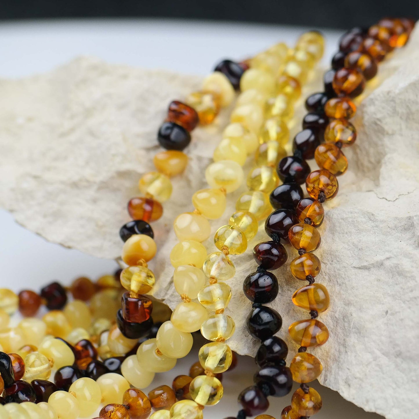 Natural Baltic amber chokers