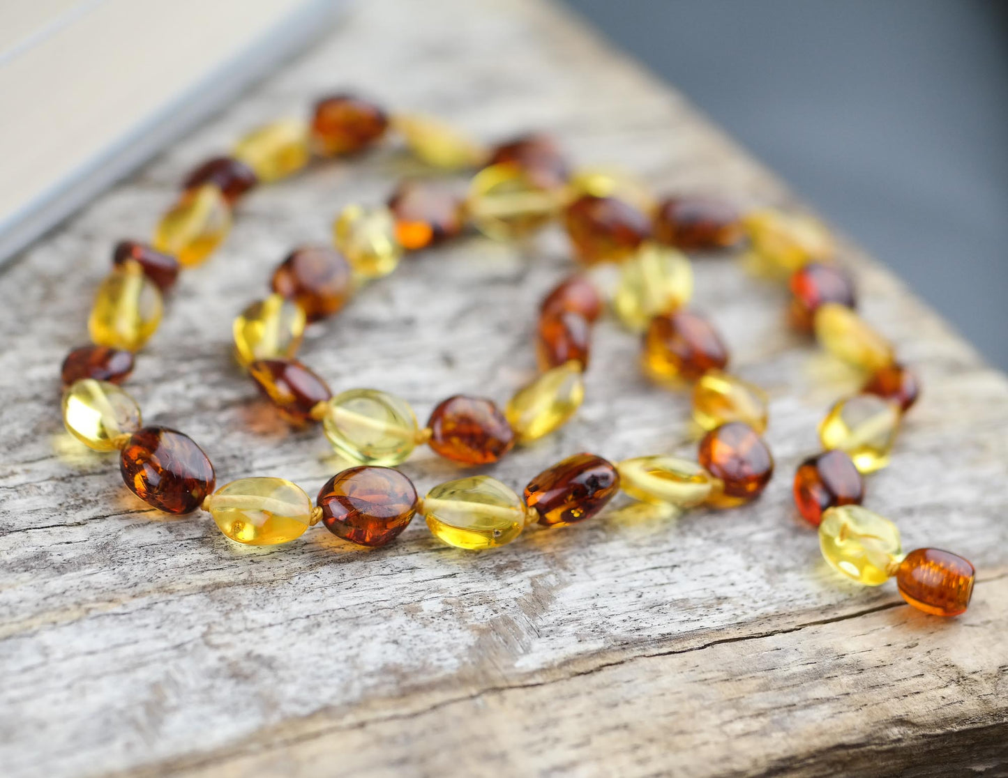 Baltic amber necklace for women