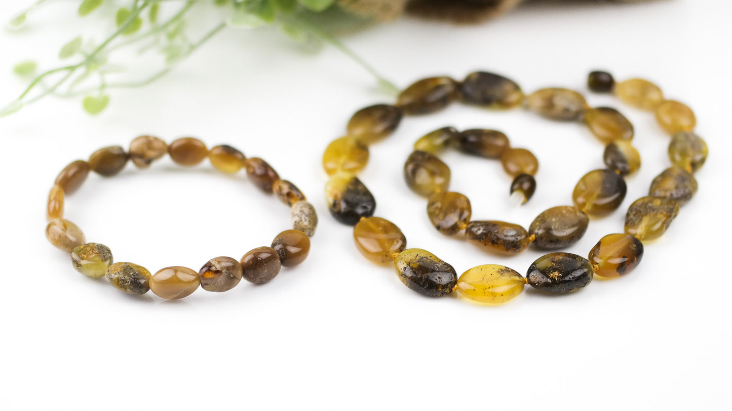 Beautiful handmade necklaces from natural Baltic amber