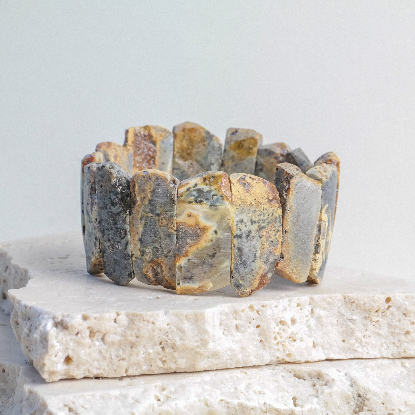 Beautiful raw amber bracelet
