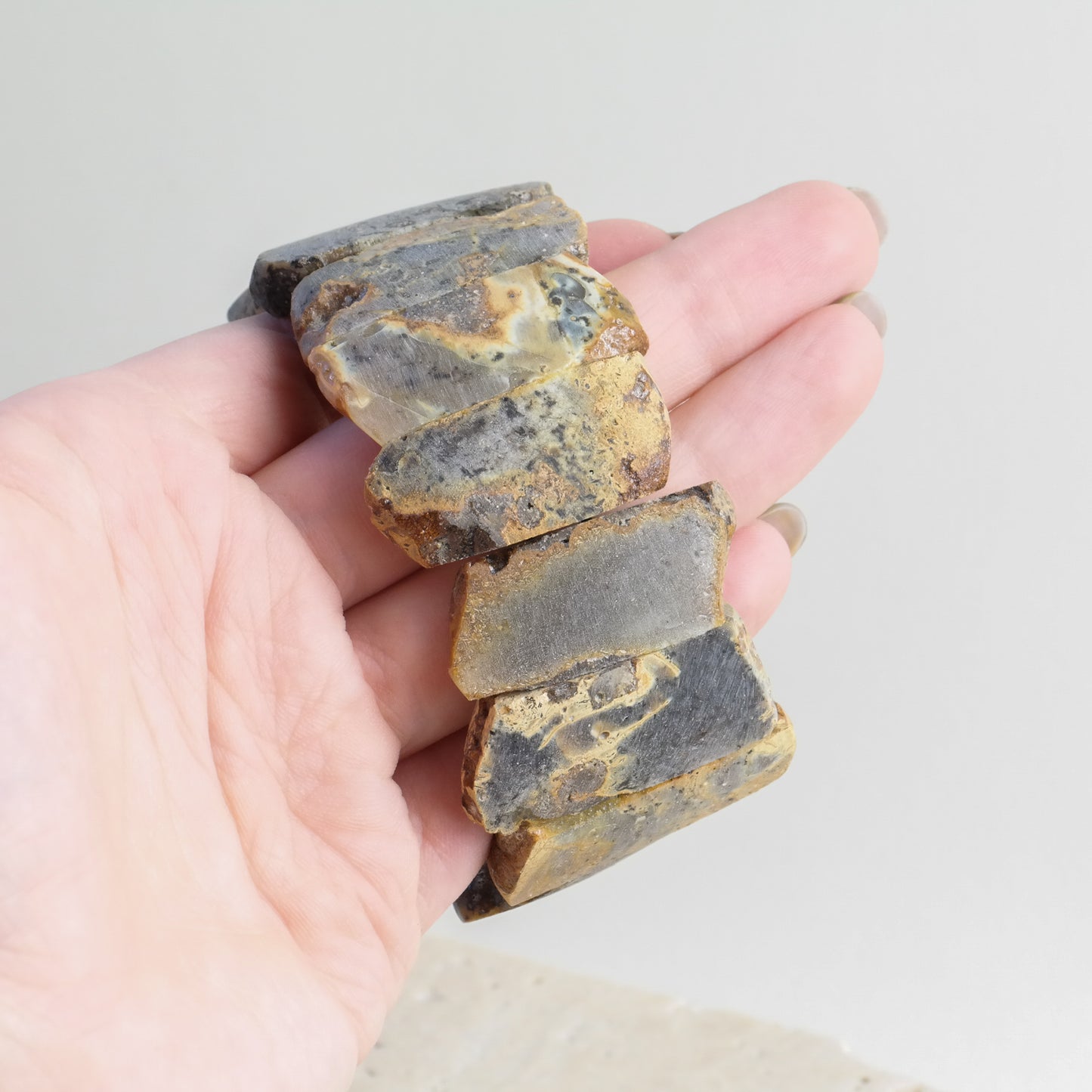 Beautiful raw amber bracelet