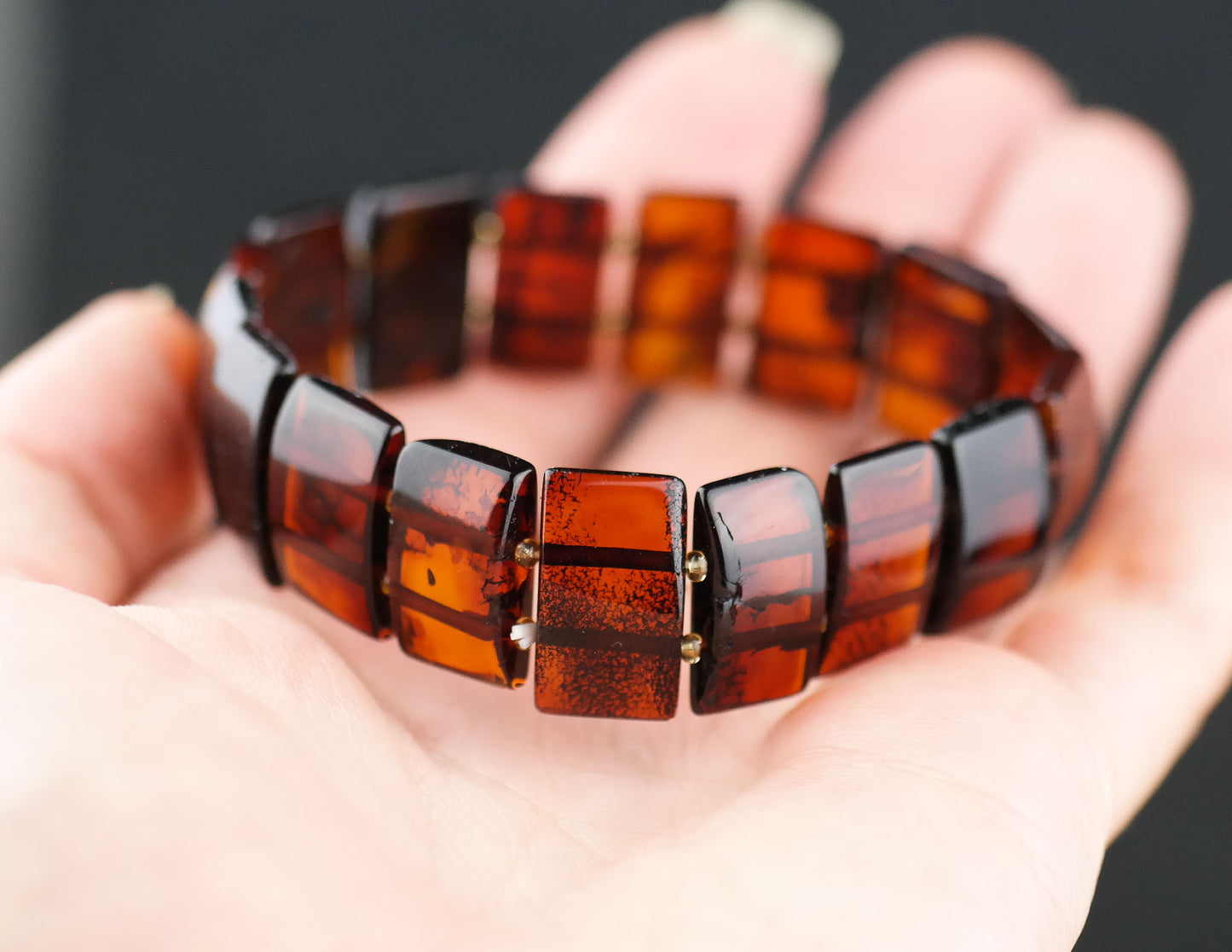 Amber bracelet for women and men