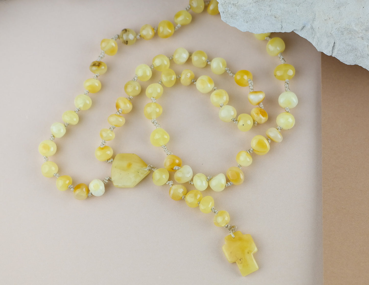 Baltic amber butterscotch rosaries