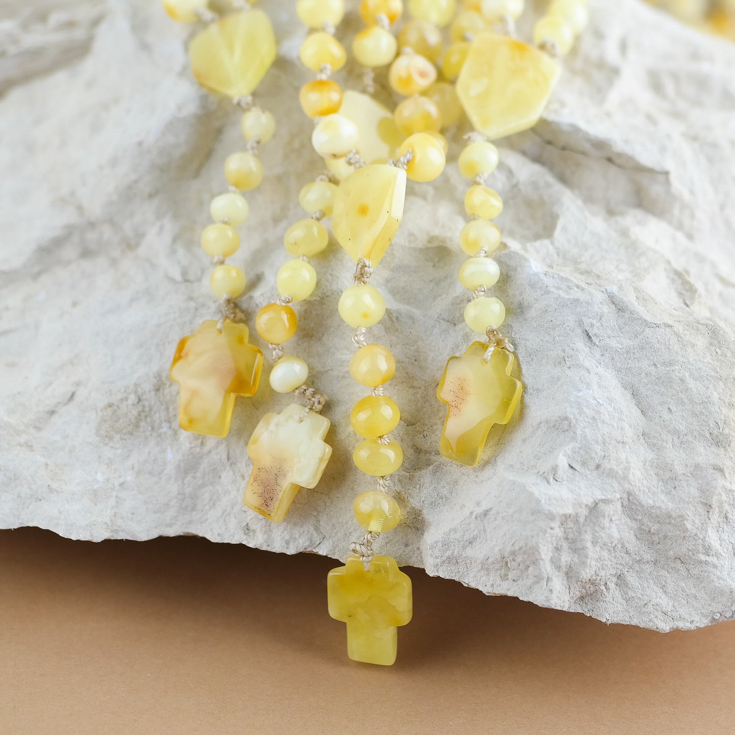 Baltic amber butterscotch rosaries
