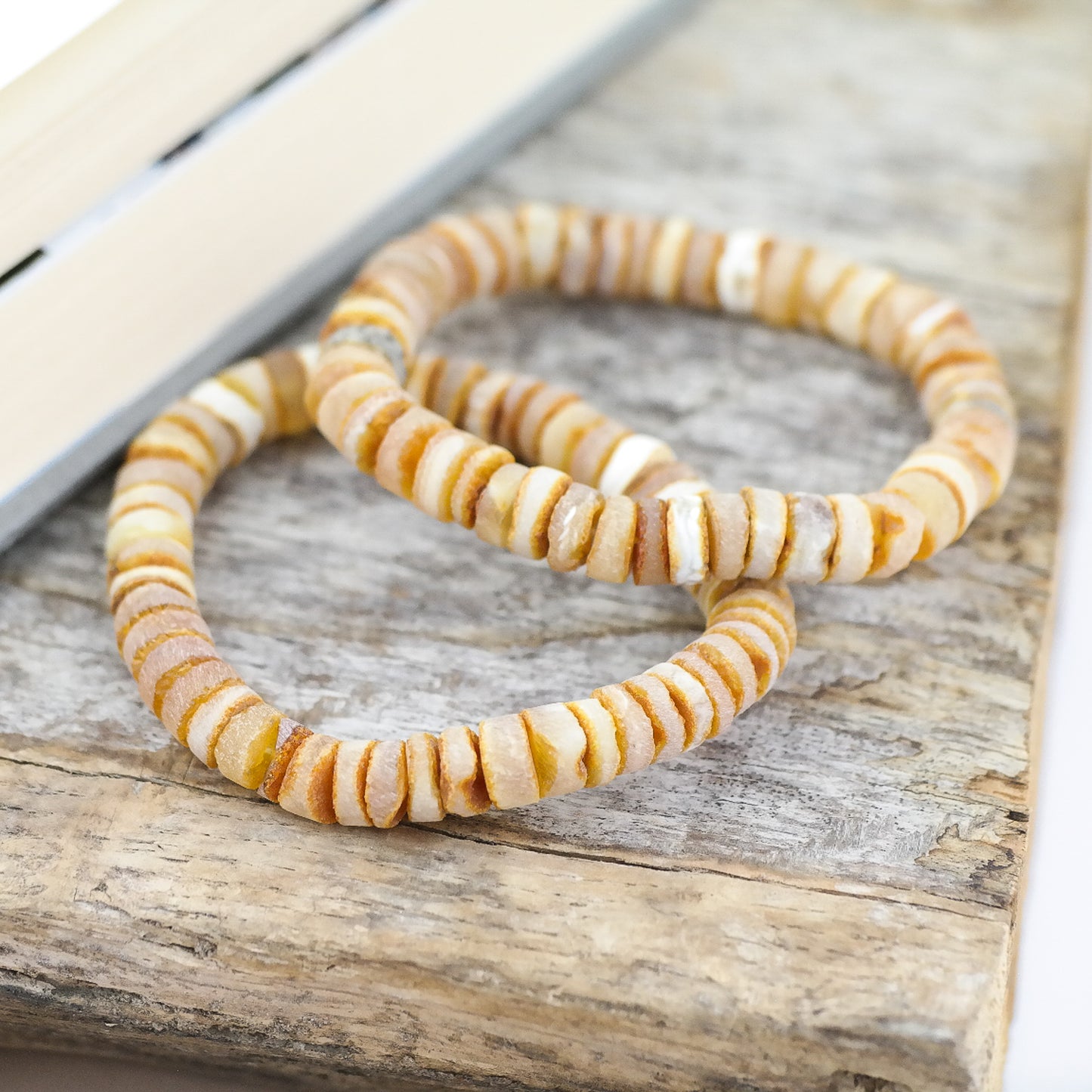 Raw butterscotch unisex amber bracelets