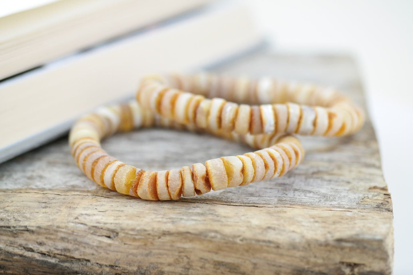 Raw butterscotch unisex amber bracelets