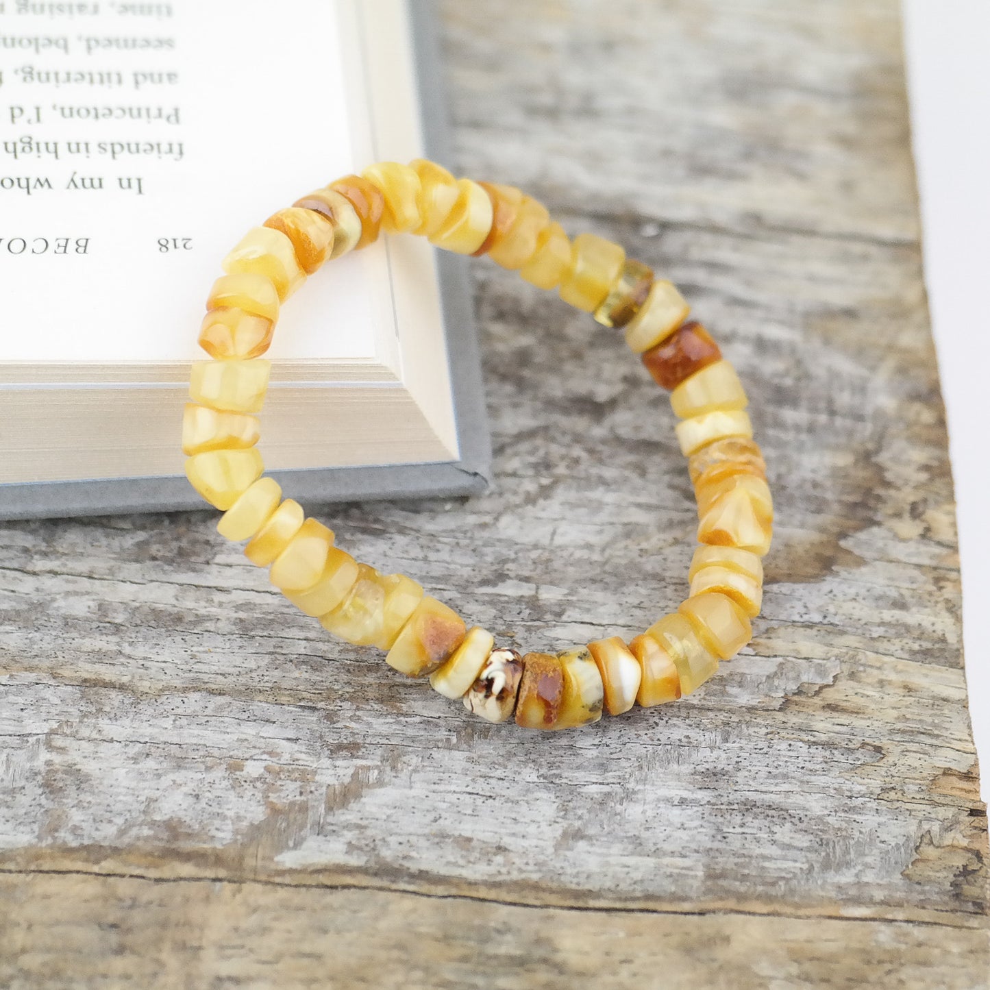 Butterscotch amber bracelet