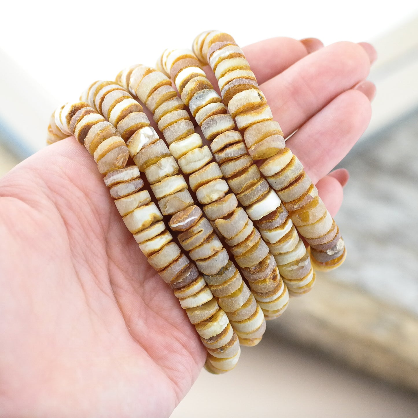 Raw butterscotch unisex amber bracelets