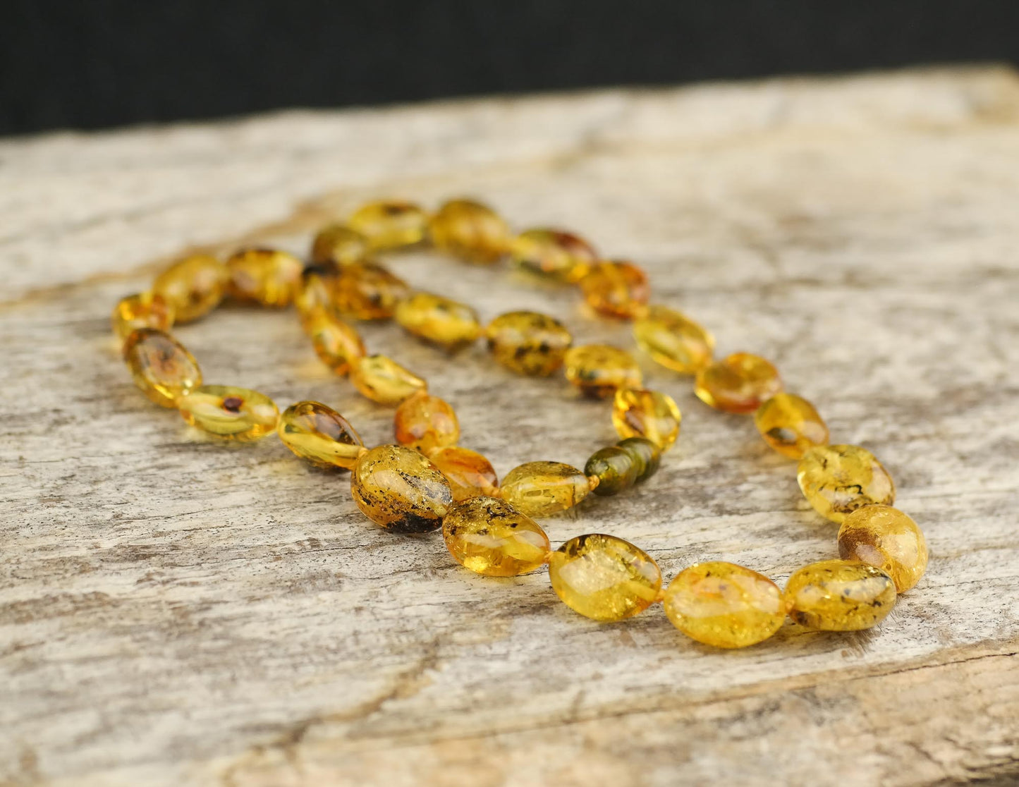 Elegant necklace fro women from natural Baltic amber