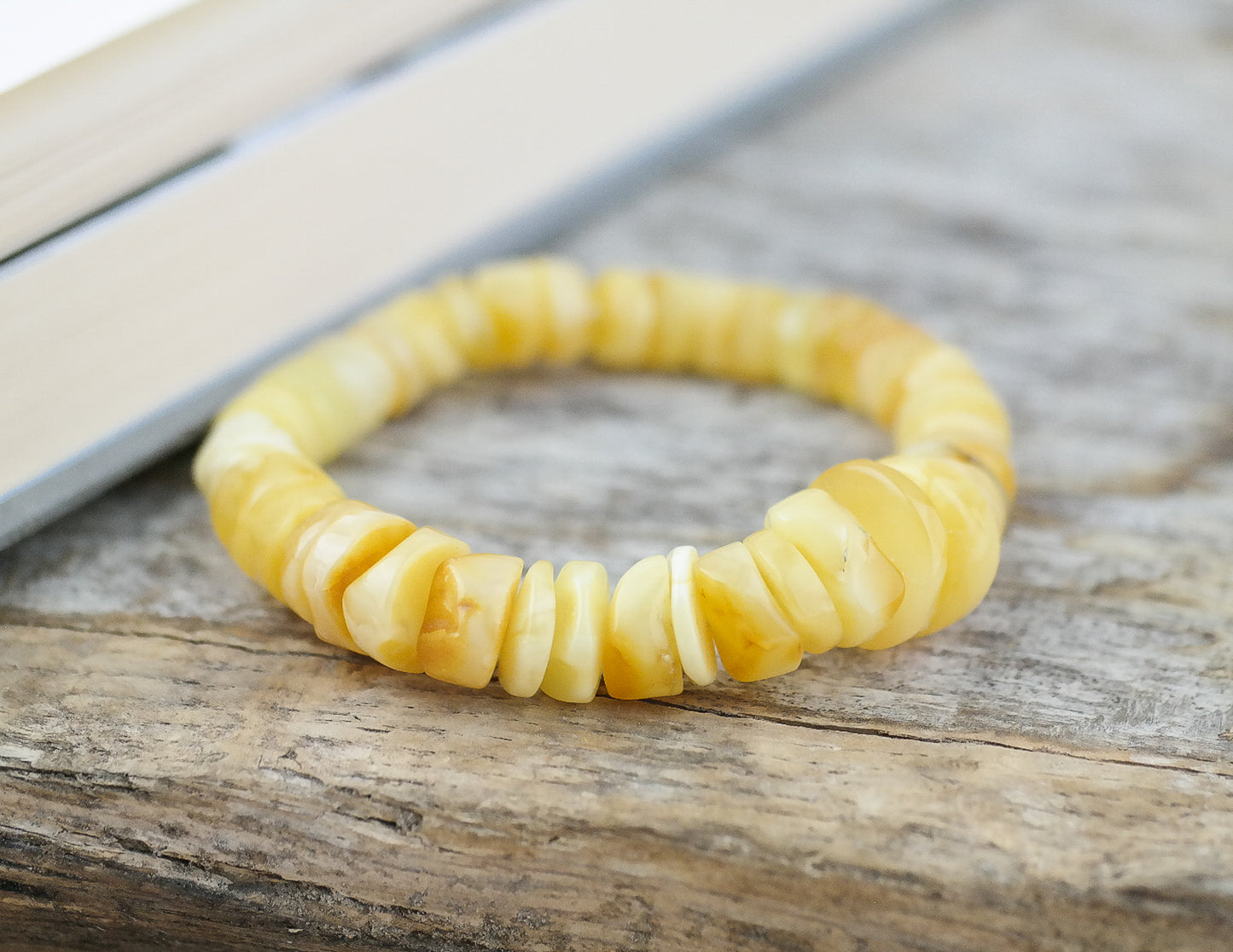 Beautiful butterscotch amber bracelet for women