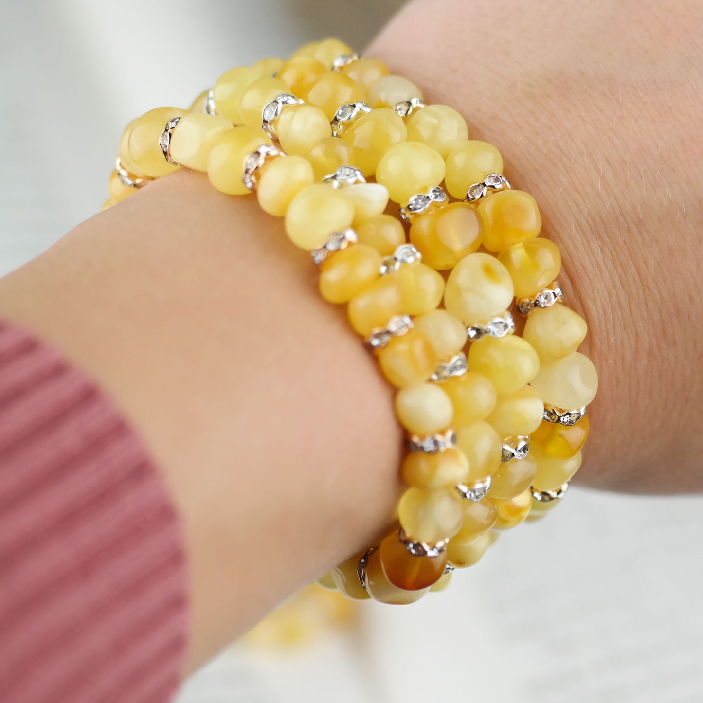 Stunning amber bracelets for women