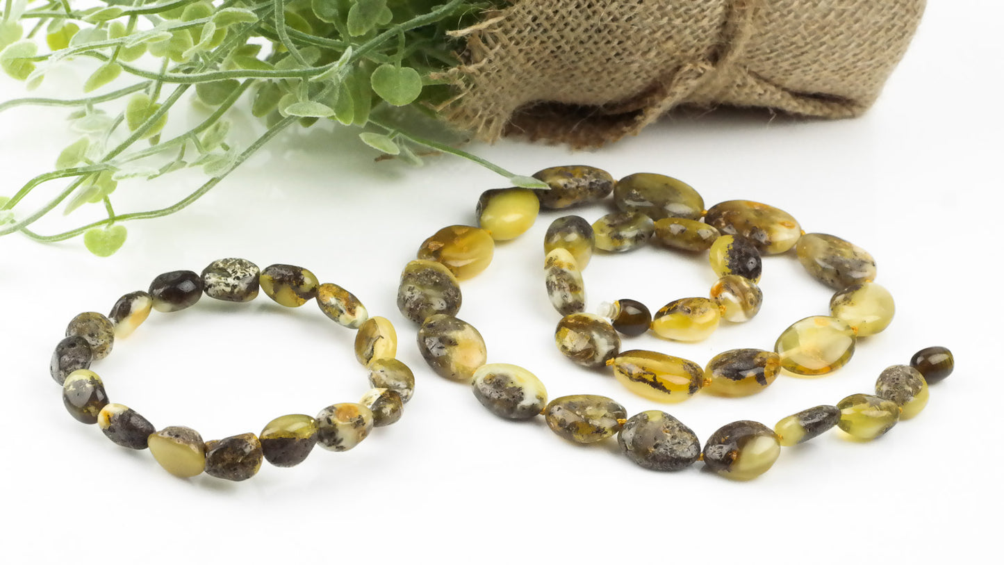 Beautiful handmade necklaces from natural Baltic amber