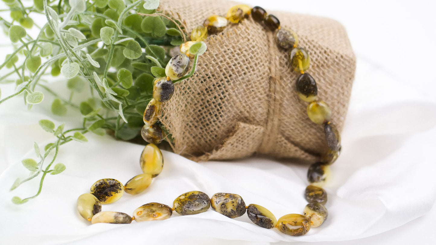 Beautiful handmade necklaces from natural Baltic amber