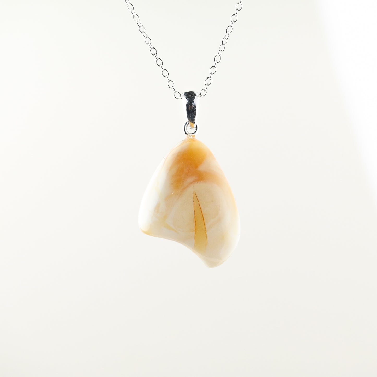 White amber pendant