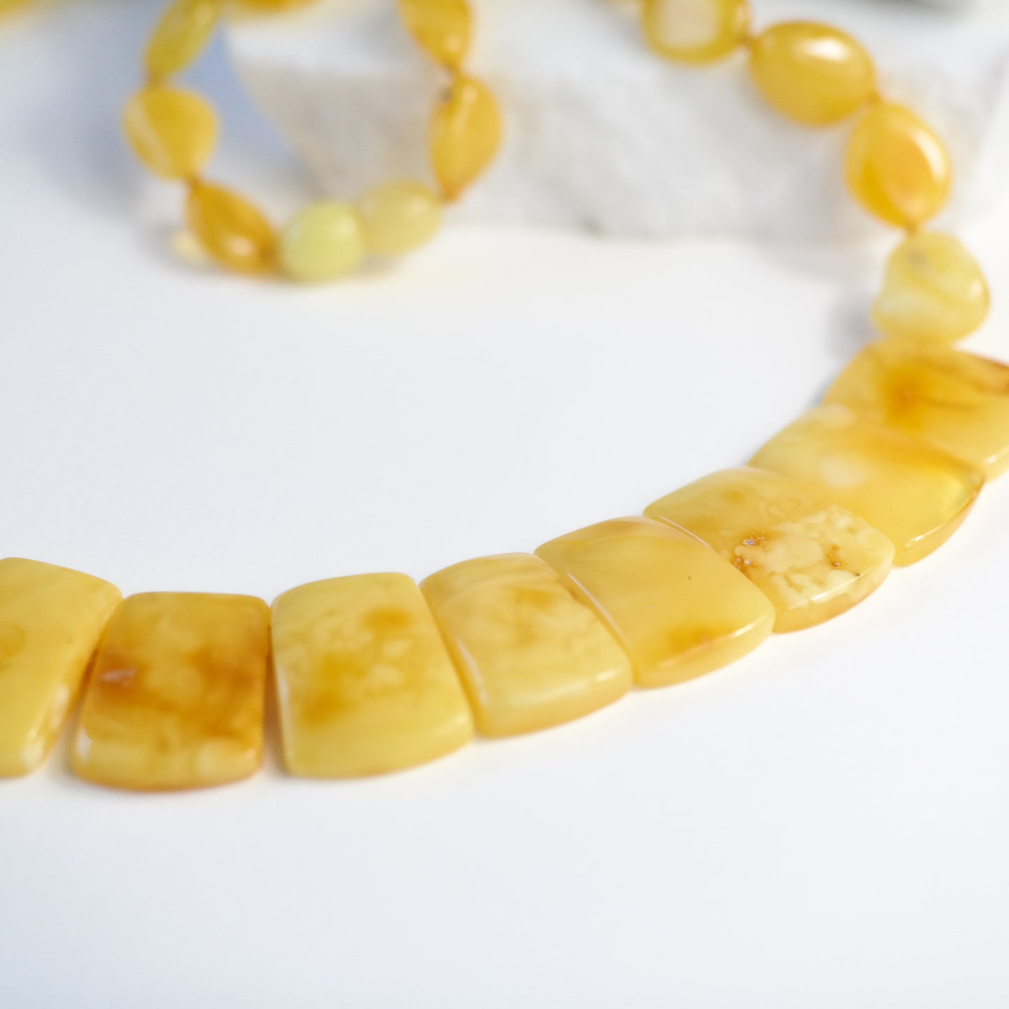 Beautiful butterscotch amber statement necklace for women