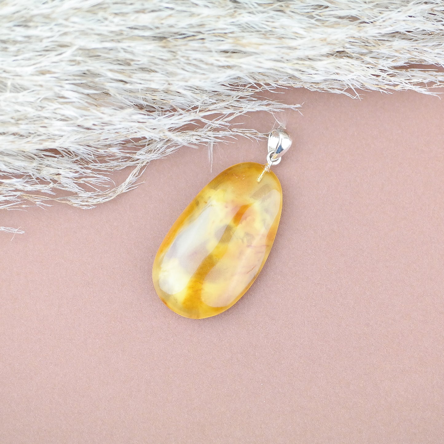 Beautiful amber pendant