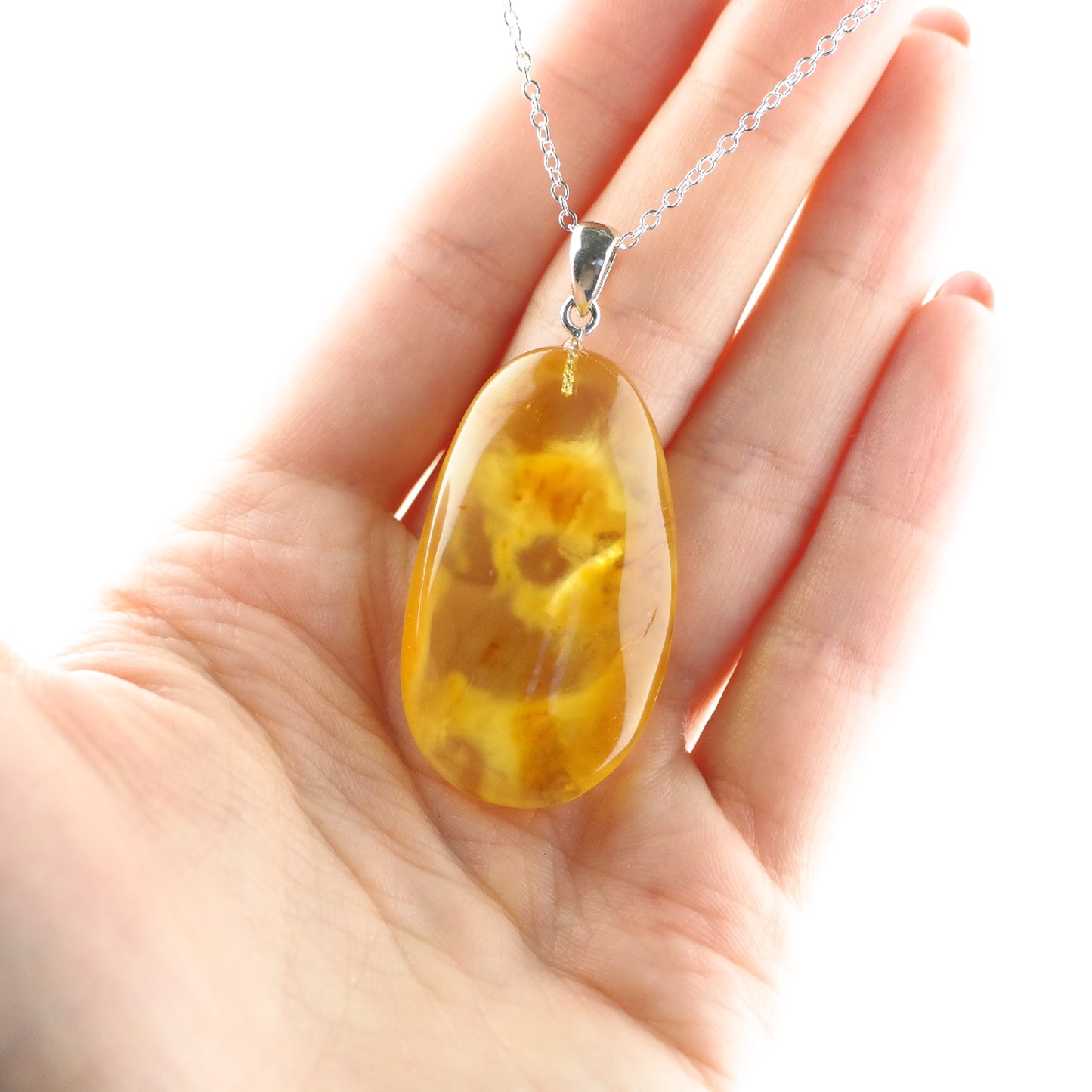 Beautiful amber pendant