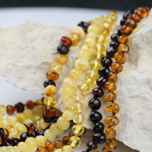 Chic amber necklaces for all family