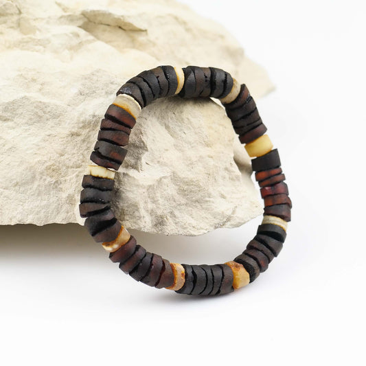 Natural raw cherry amber bracelet