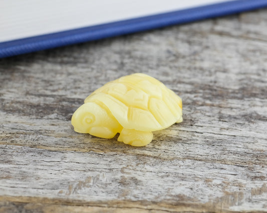 Baltic amber turtle figurine