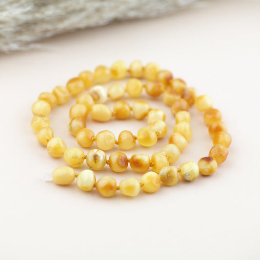 Butterscotch amber necklaces