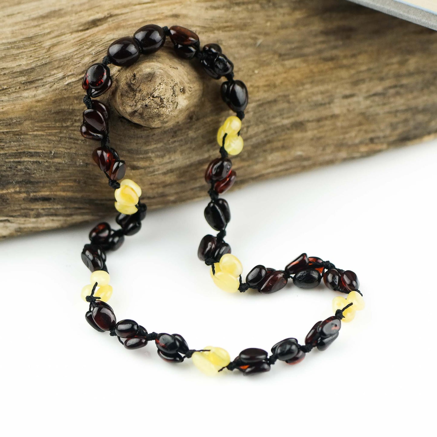 Unique natural amber necklaces for kids