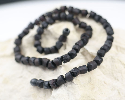 Dark amber necklace for men