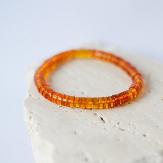 Stunning amber bracelet from cognac beads