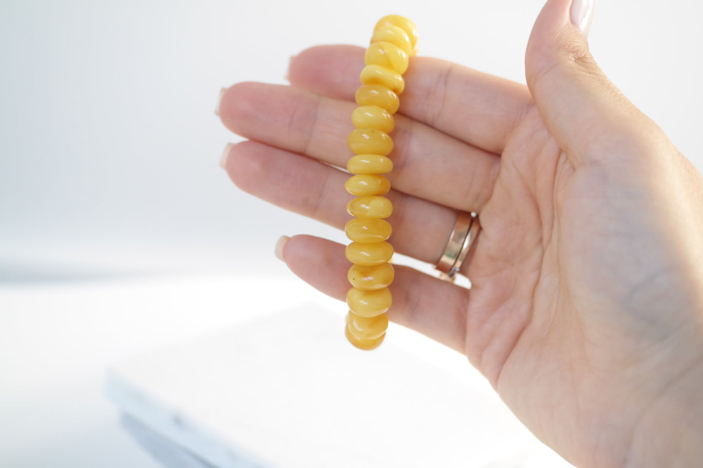 Beautiful butterscotch amber bracelet