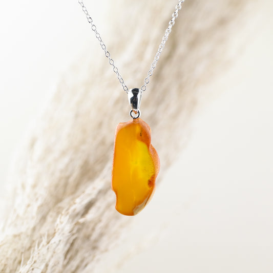 Antique amber pendant