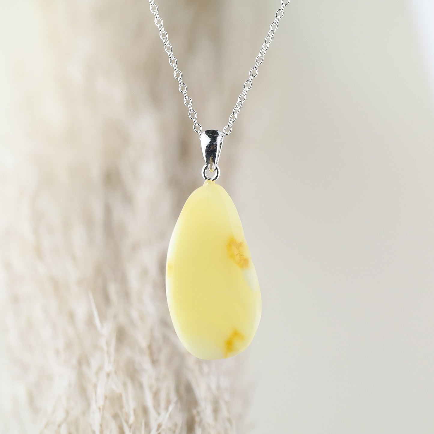 Butterscotch amber pendant