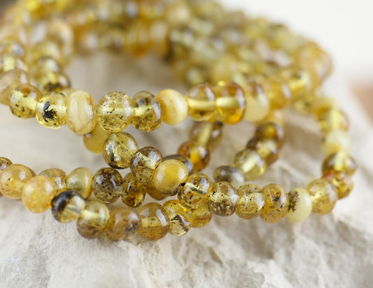 Natural green amber bracelets