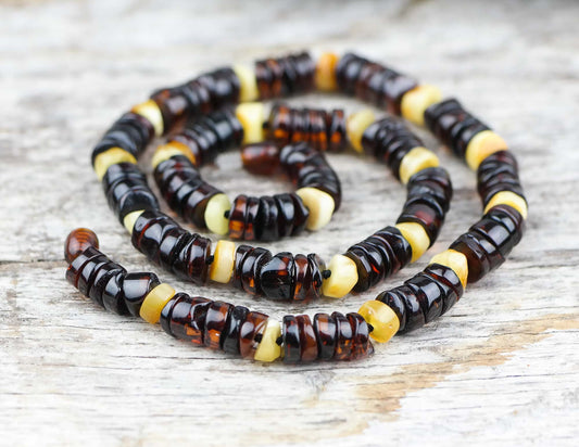 Unisex cherry amber necklace