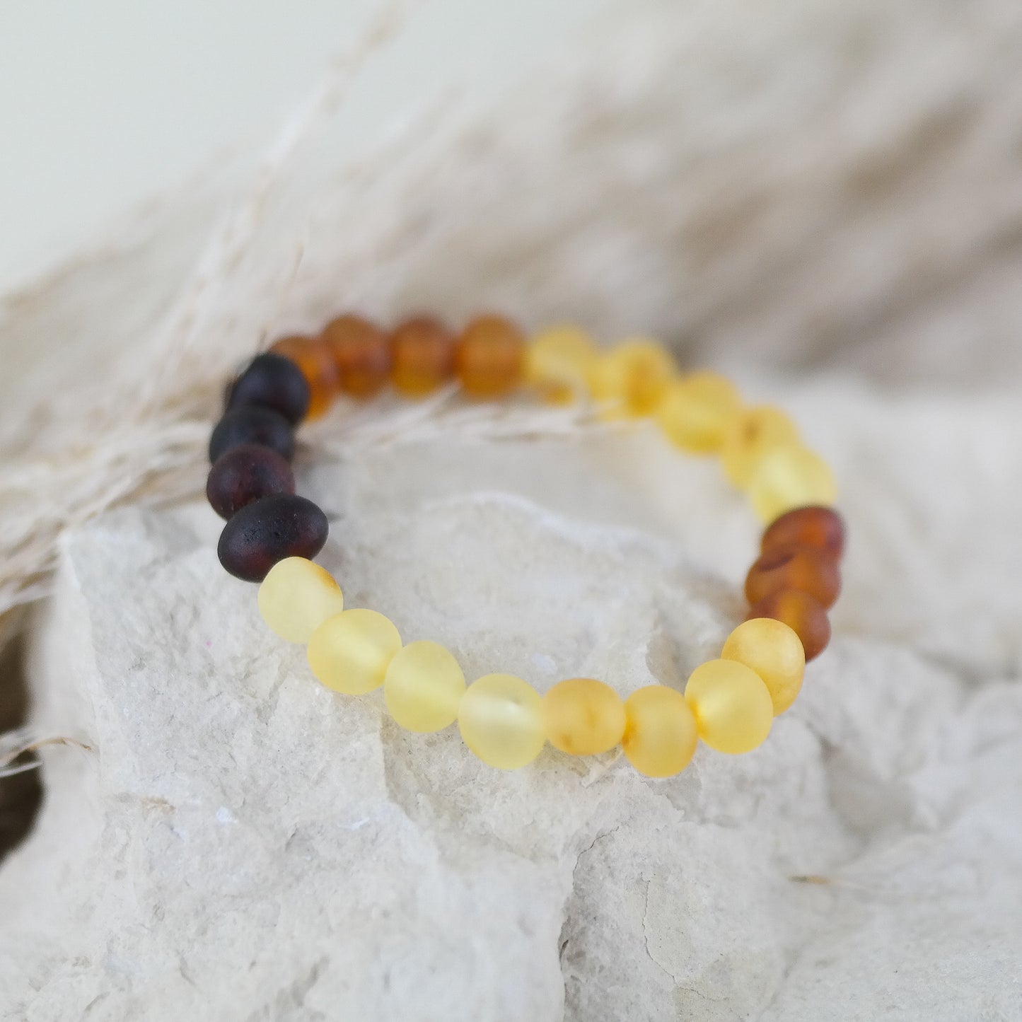 Natural raw amber bracelets