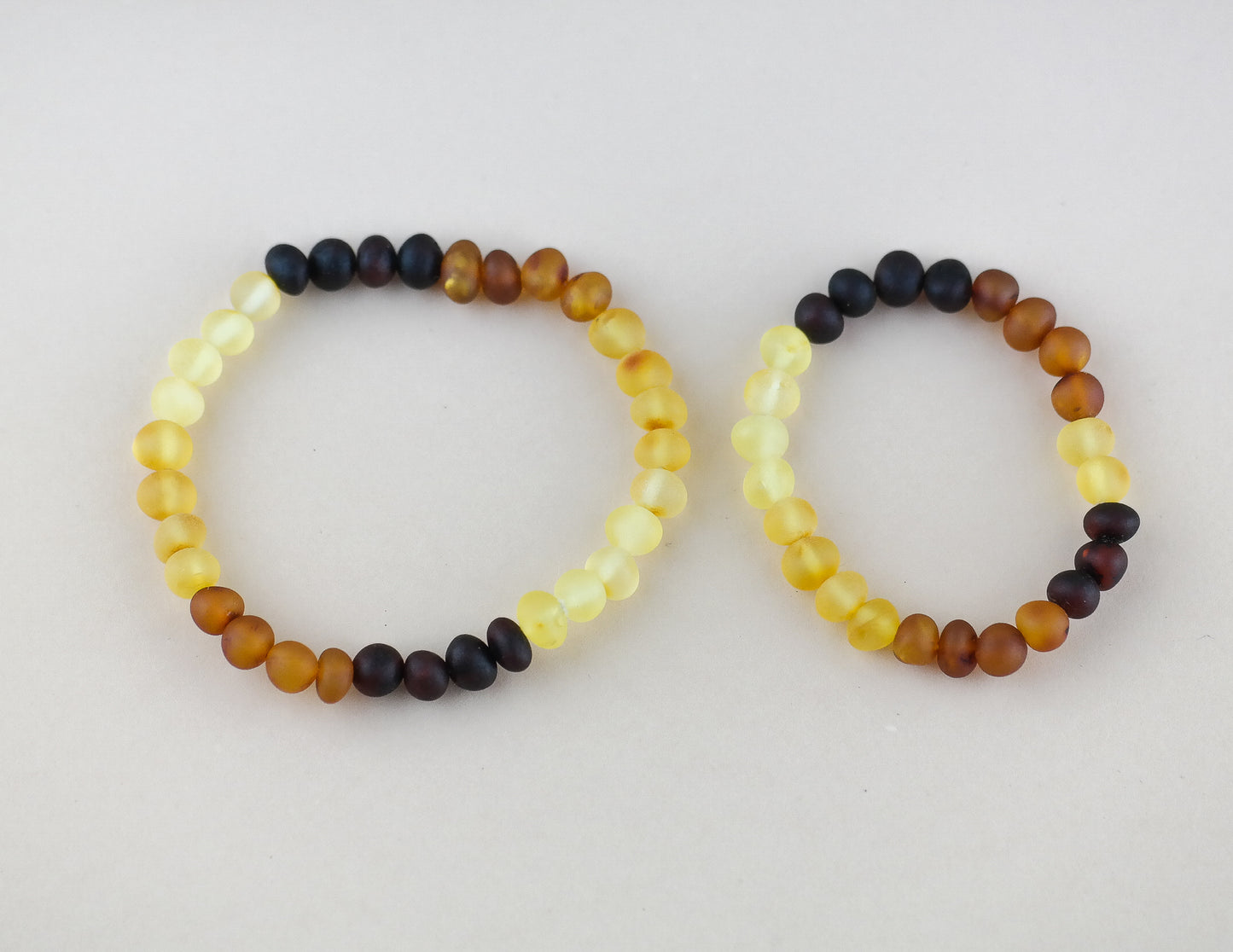 Natural raw amber bracelets