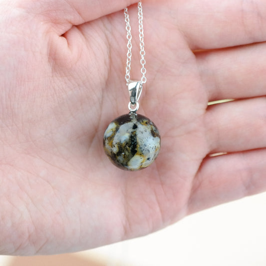 Baltic amber statement pendant