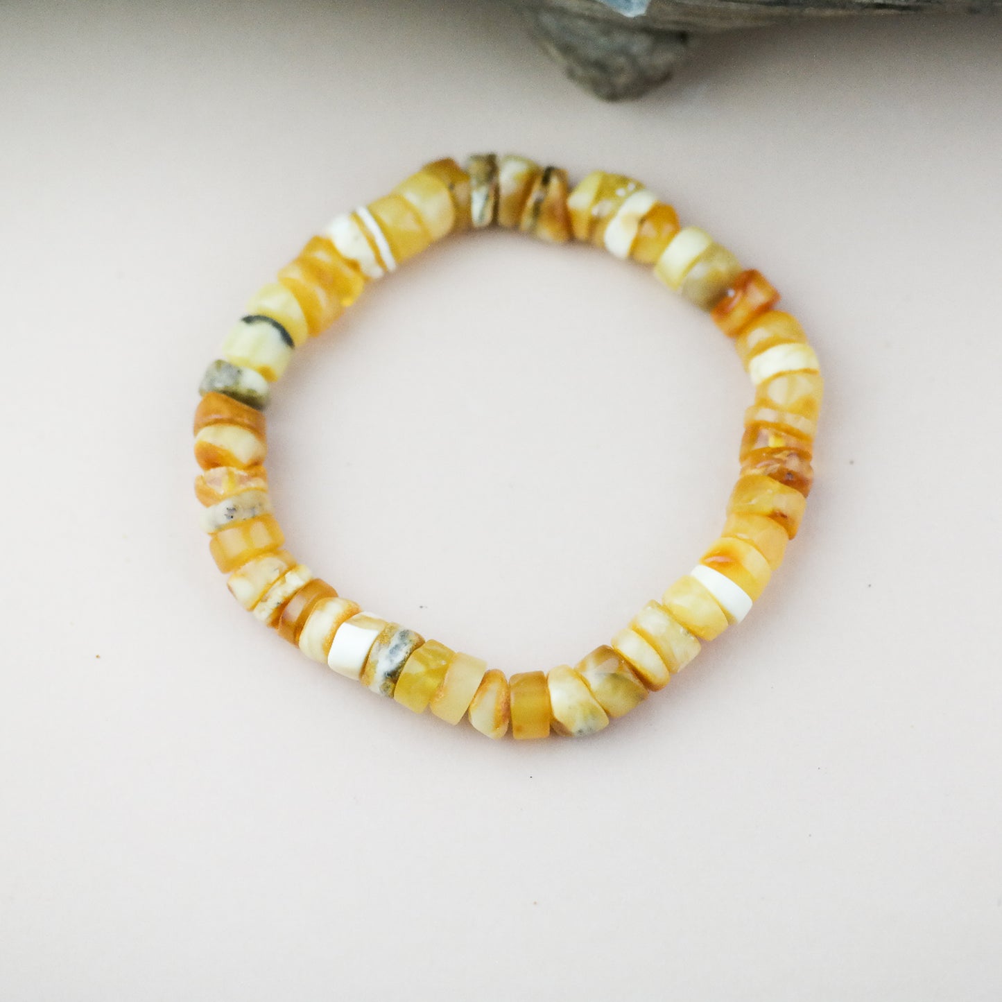 Butterscotch unisex amber bracelets