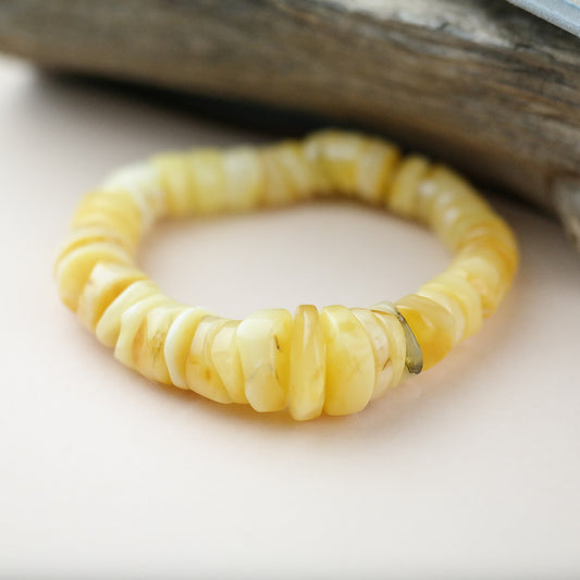 Beautiful butterscotch amber bracelet for women