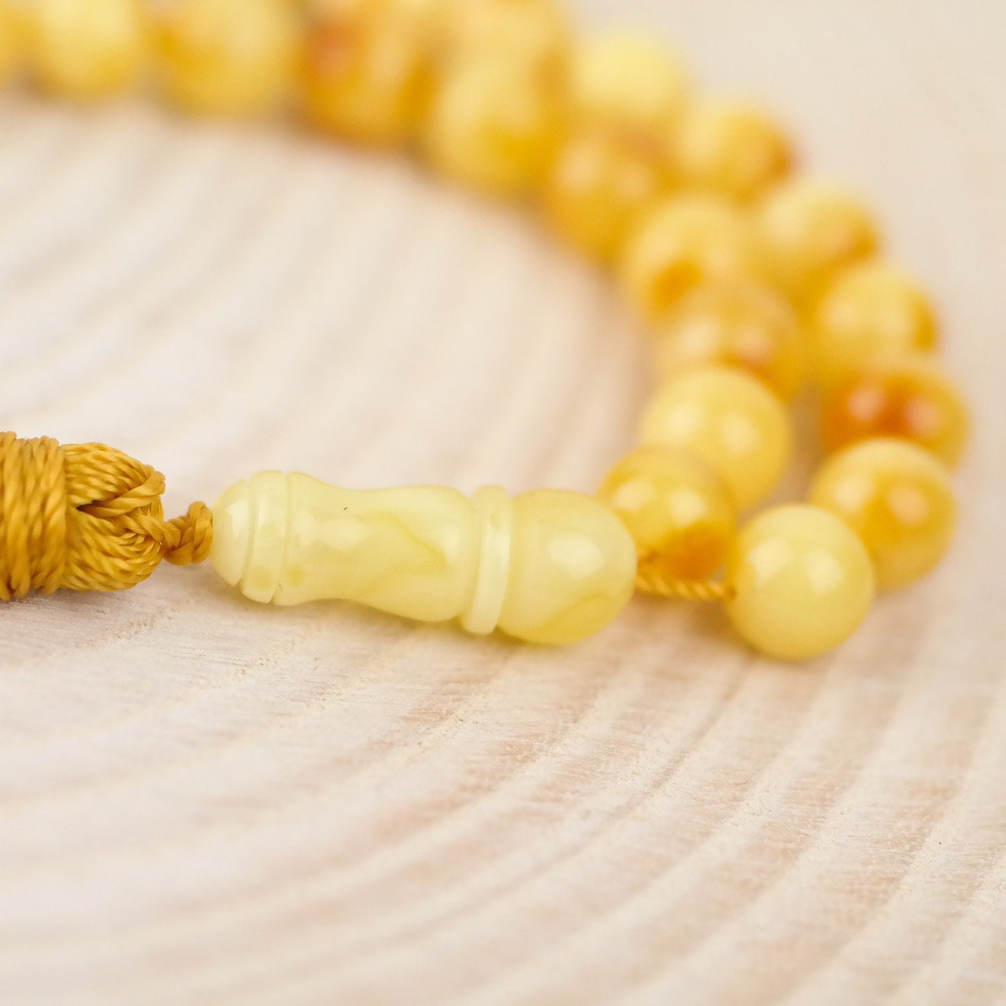 Islamic amber prayer beads