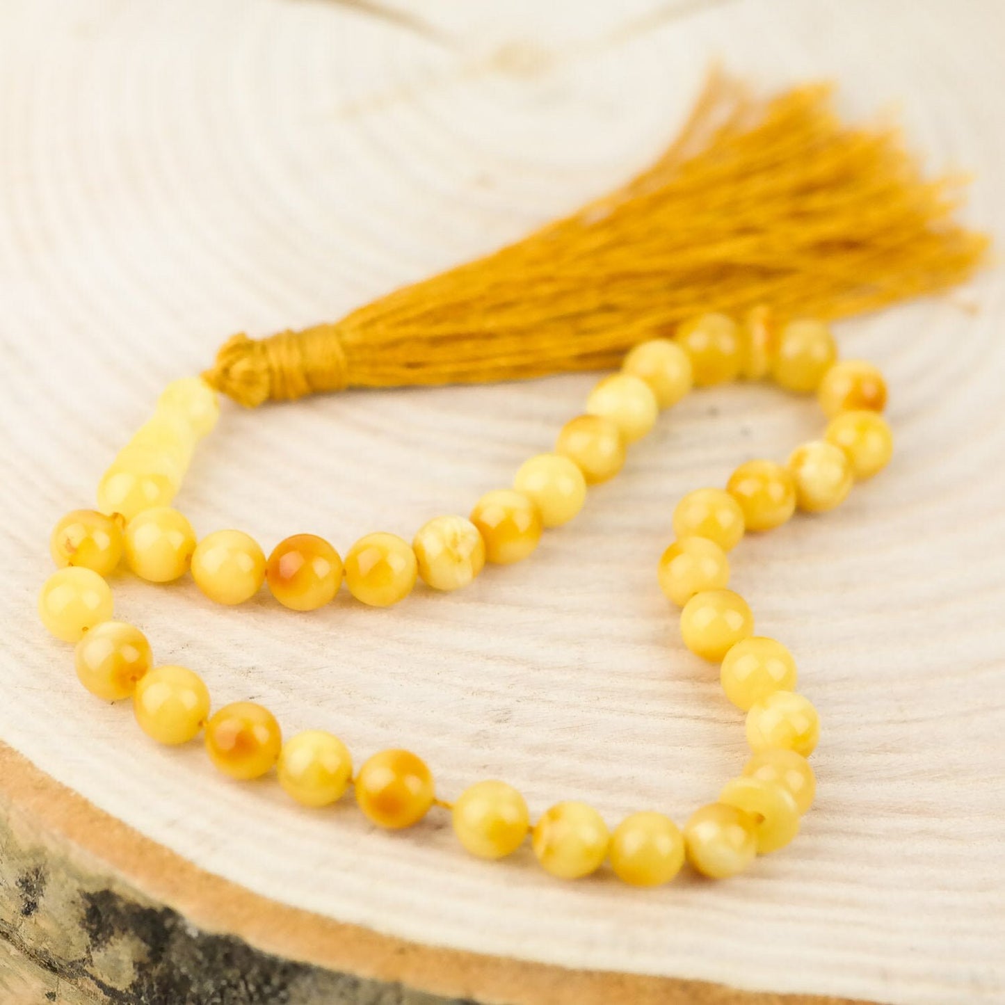 Islamic amber prayer beads