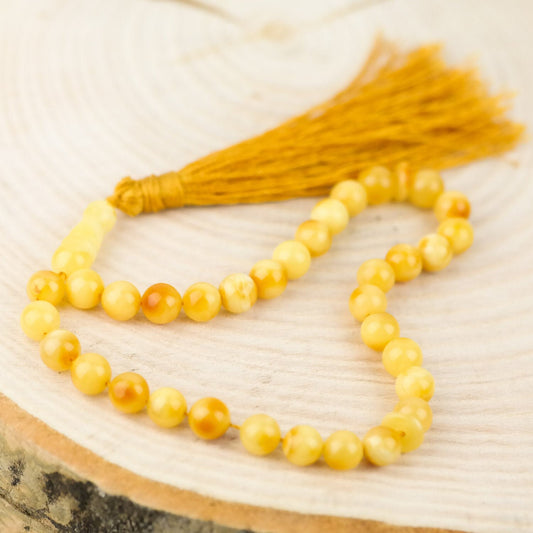 Islamic amber prayer beads